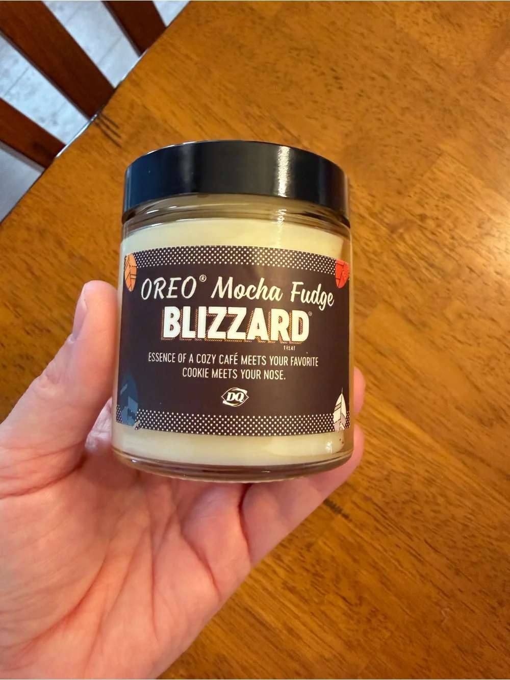 Dairy Queen DQ Oreo Mocha Fudge Blizzard Small 1 wick Candle